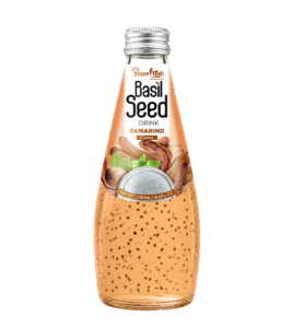 290ml glass bottle basil seed tamarind