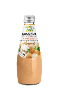 290ml glass bottle coconut milk almond