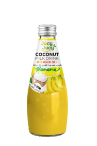 290ml glass bottle coconut milk banana