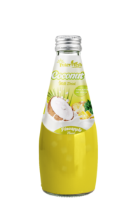 290ml glass bottle coconut milk inter pineapple