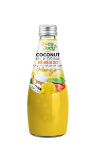 290ml glass bottle coconut milk mango