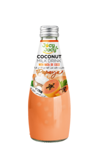 290ml glass bottle coconut milk papaya